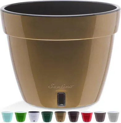 Produktbild von Selbstbewässernder Blumentopf mit Wasserstandsanzeige –  (Durchmesser 30 cm)