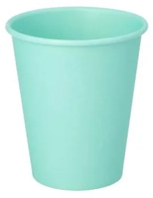 Produktbild von Trinkbecher, Pappe "To Go" 0,2 l Ø 8 cm · 9,2 cm türkis