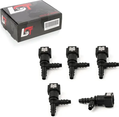 Produktbild von 5x Schnellverschluss Kraftstoffleitung Kupplung T-Stück 7,89x6mm für JEEP FORD