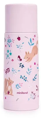 Produktbild von Miniland Kinder Edelstahl-Thermoskanne Dreamland 350 ml - Eichhörnchen
