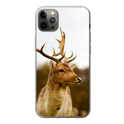 Produktbild von MuchoWow® Handyhülle Schutzhülle Hülle für iPhone 13 Pro Max Damhirsch - Wald - Herde - Tiere - Natur Silikon Softcase Handy Hülle - Mobiltelefon