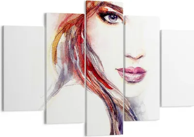 Produktbild von Bild auf Leinwand - Leinwandbild - Dame perfekt Kleid Eleganz - 150x100cm - Wand Bild - Wanddeko - Leinwanddruck - Bilder - Kunstdruck - Wanddekoration - Leinwand bilder - Wandkunst - EA150x100-3135