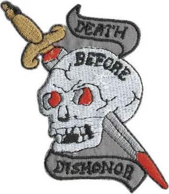 Produktbild von AUFNÄHER - Totenkopf - 04280 - Gr. ca. 6 x 8 cm - Patches Stick Applikation