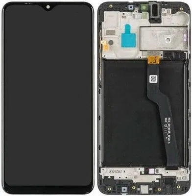 Produktbild von OEM Samsung Galaxy A10 A105F (EU) Display Touchscreen Bildschirm Rahmen Schwarz & Werkzeug