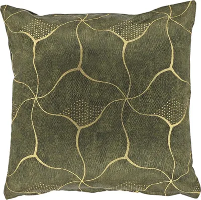 Produktbild von Unique Living - Dekokissen Celina 45x45cm - Wintergrün