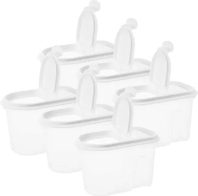 Produktbild von Lebensmittel Vorratsdosen Set, 6-teilig, Klappdeckel, transparent, stapelbar