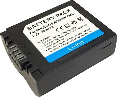 Obrázek produktu pro TRX baterie Panasonic/ 1500 mAh/ CGA-S006E/ CGR-S006/ DMW-BMA7/ DMWBMA7/ CGR-S006E/ CGA-S006A/ CGR-S006A/ neoriginální