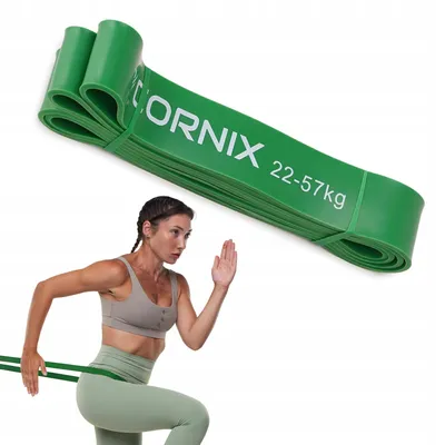 Produktbild von Cornix Power Band Widerstandsband Grün 22-57 kg Krafttraining