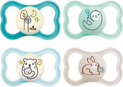 Produktbild von Silikon Sauger 16+ Set 4-teilig mit Nachttag Luft sterilisierbar