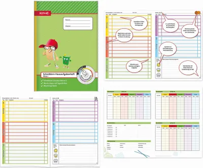 Produktbild von Hausaufgabenheft Klasse 1 - A4 96 Seiten Schutzhülle.