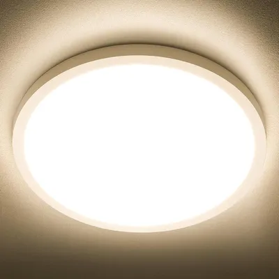 Produktbild von 36W LED Deckenleuchte 3000K Warmweiß 4300LM ∅37cm 18mm Ultradünn Deckenleuchten für Schlafzimmer Küche Wohnzimmer Esszimmer