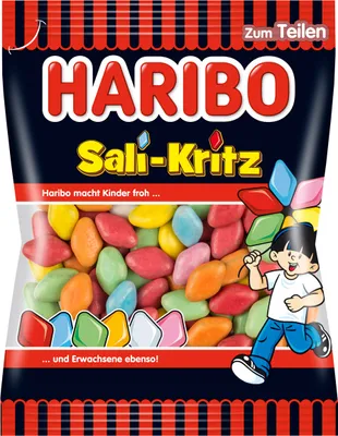 Produktbild von Haribo Sali Kritz Lakritz Dragees mit weichen Lakritzkern 175g