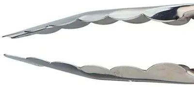 Produktbild von KitchenCraft Mittlere Edelstahl-Lebensmittelzange, Silber, 30 cm (12")