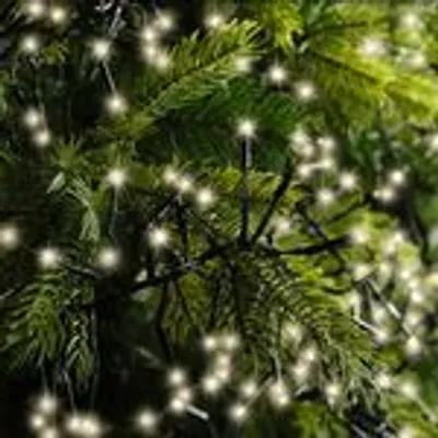 Produktbild von Kaemingk Lumineo Cluster Lichterkette 144 LED warmweiß 1,3 m schwarz