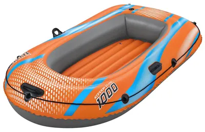 Immagine prodotto di Gommone Bestway, colore arancione, dimensioni 162 x 96 cm, realizzato in PVC
