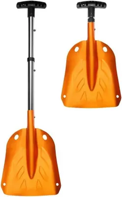 Produktbild von Aluminium Lawinenschaufel für Notfälle - 3-teilig, orange
