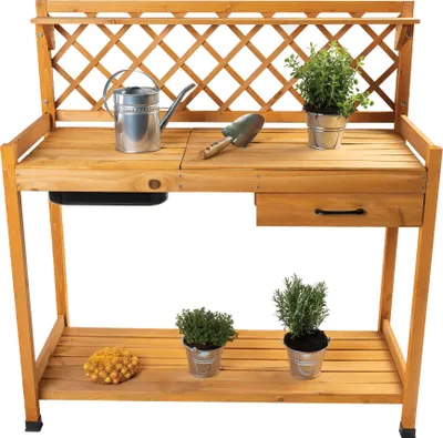 Produktbild von Pflanztisch Gartenschrank Gärtnertisch Blumentisch von terra-garten