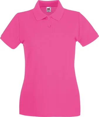 Produktbild von Fruit of the Loom - "Premium" Poloshirt für Damen RW8418 (XS) (Fuchsie)