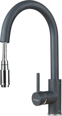 Obrázek produktu pro Kuchyňská baterie Alveus Delos, výsuvná hubice, sprška, černá