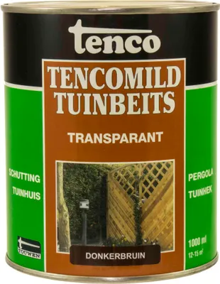 Produktbild von Transparentes Dunkelbraun 1l Tencomild Farbe/Beize Tenco