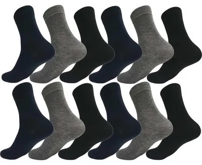 Produktbild von 12 Paar Damen Socken mit Muster Baumwolle;  12 Paar, Mix6/39-42