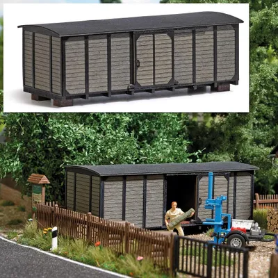 Produktbild von Busch - Behalfsschuppen H0 - BU1986