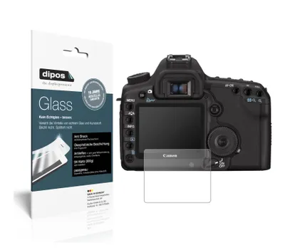Produktbild von 2x Schutzfolie für Canon Eos 5D Mark II matt - Anti-Shock 9H Folie dipos Glass Kunststoffglas