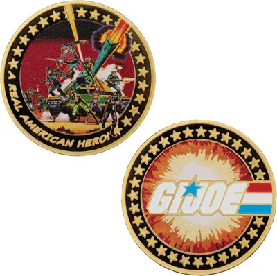 Produktbild von G.I. Joe Sammelmünze A Real American Hero 60th Anniversary 24k Gold Plated Limited Edition