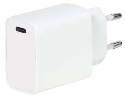 Produktbild von ViVanco™Schnellladegerät 18W mit USB Typ C Anschluss Weiss Euroblister
