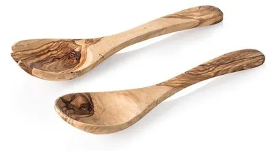 Produktbild von Salatbesteck Set PURE OLIVE, 27 cm, 2-teilig, Olivenholz