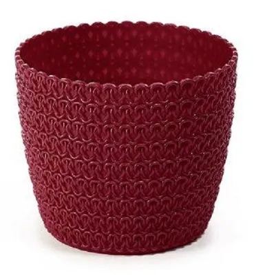 Obrázek produktu pro Obal na květináč MAGNOLIA - jersey bordo Ø 26 cm
