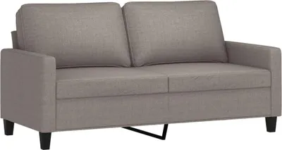Obrázok produktu pre vidaXL 2-miestna pohovka Taupe 140 cm Látka