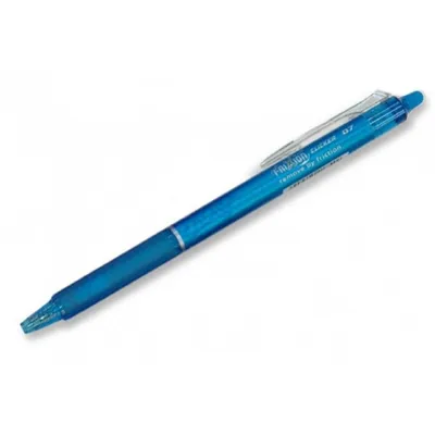 Image de Pilot BLRT-FR7-LB Roller à encre FriXion Clicker - 0,4 mm, bleu clair, effaçable
