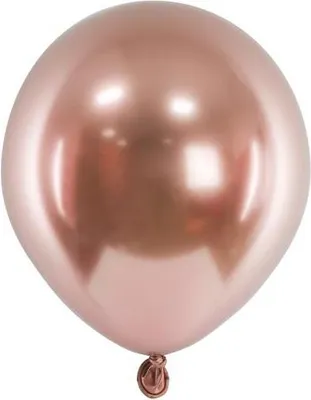 Immagine prodotto di 50 palloncini lucidi 12 cm oro rosa