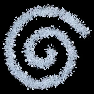 Produktbild von Christbaum-Girlande Weihnachtsdeko weiss 2 m - Einheitsgröße