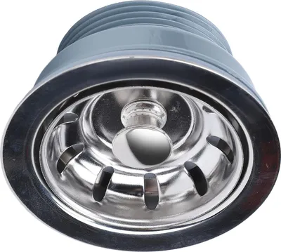 Obrázek produktu pro Odtoková souprava pro dřez, leštěná do vysokého lesku, nerezová ocel RV, kuchyně se sítkem pro otvor 52 mm