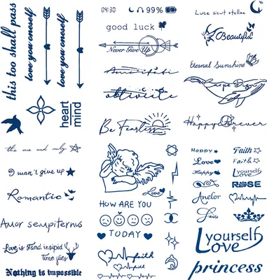 Produktbild von Tattoo-Aufkleber können 1 bis 2 Wochen halten, Aufkleber-Tattoo-Aufkleber, wasserfest, temporäre Aufkleber für Kinder, Erwachsene und Männer