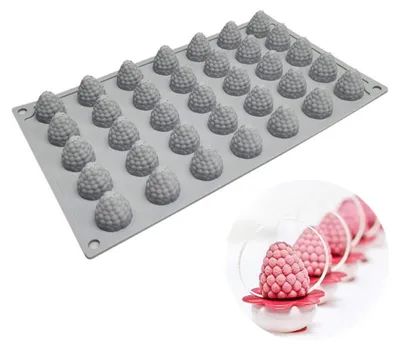 Obrázek produktu pro Solidchoice – Silikonová forma na koláče s 35 výstupky, vhodná pro dezerty a koláče