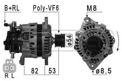 Zdjęcie produktu dla ERA 210959A Alternator 100 A, 14 V do SUZUKI JIMNY (FJ)