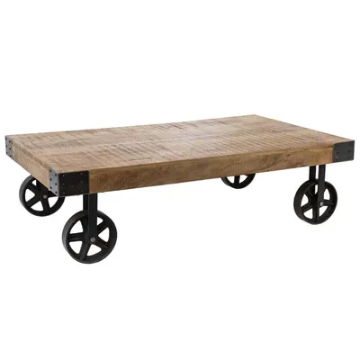 Produktbild von Couchtisch "silas" mangoholz 117x71cm  - Atmosphera créateur d'intérieur