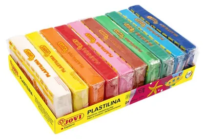 Immagine prodotto di JOVI 71S JOVI Knete PLASTILINA farbsortiert, 15 Farben je 150,0 g