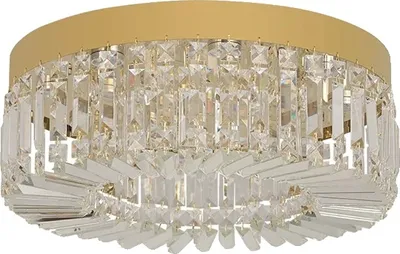 Produktbild von Deckenlampe, LED-Lampen, modernes Design, Dia50cm gold, wechselbar-a