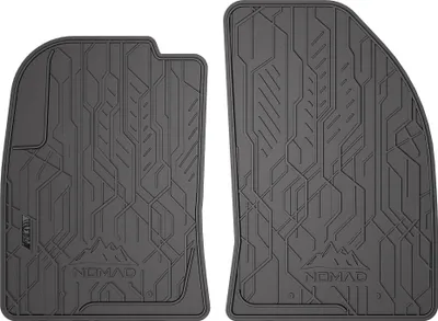 Produktbild von Fußmatten Gummimatten Automatten für Mazda 2 I 2002-2007 Gummi Schwarz 2 tlg