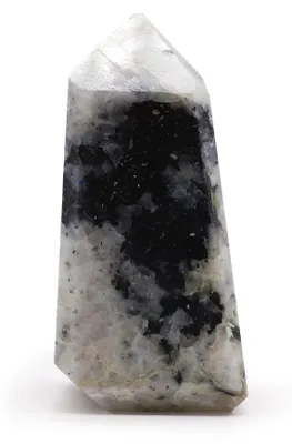 Imagen del producto de Puntas de piedra preciosa de aprox. 6 cm (0,5 kg) - Piedra lunar india