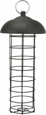 Image de Porte-bouleaux de graisse pour mésanges ø 10 × 21 cm noir