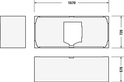 Produktbild von Duravit Duravit Wannenträger f 700296/700297