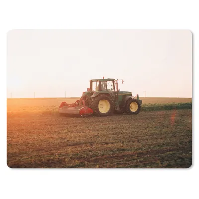 Produktbild von MuchoWow® Mauspad Mousepad Traktor - Feld - Bauernhof - Landwirt - Horizont 23x19 cm - Mousepads - Maus Mat - Pad - Mausunterlage - Schreibtischunterlage - Mauspad