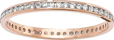 Produktbild von 9 Karat (375) Gold Diamant Damenring Brillant-Schliff 0.27 Karat H - I1 I2, 55 (17.5); TRS14995RSO