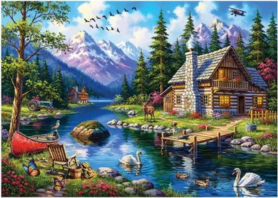 Zdjęcie produktu dla ANATOLIAN Puzzle Riverside 3000 dks