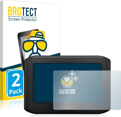 Produktbild von 2x BROTECT Schutzfolie für Garmin zumo 396 LMT-S Displayschutz Displayschutzfolie Folie Matt Entspiegelungsfolie